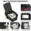 image:imageseyfocnia Gym Backpack for Men Lightweight Sports Back pack With Shoe Compartment Waterproof Gym Bag Workout Trainning Rucksack Casual Travel Daypack White BrownBlack
