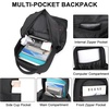 image:imageseyfocnia Gym Backpack for Men Waterproof Sports Backpacks With Shoe Compartment Lightweight Workout Trainning Back Pack Casual Travel DaypackBlackBlack