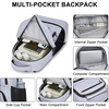 image:imageseyfocnia Gym Backpack for Men Waterproof Sports Backpacks With Shoe Compartment Lightweight Workout Trainning Back Pack Casual Travel DaypackBlackGrey