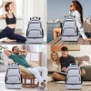 image:imageseyfocnia Gym Backpack for Men Waterproof Sports Backpacks With Shoe Compartment Lightweight Workout Trainning Back Pack Casual Travel DaypackBlackGrey