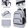 image:imageseyfocnia Gym Backpack for Men Waterproof Sports Backpacks With Shoe Compartment Lightweight Workout Trainning Back Pack Casual Travel DaypackBlackGrey