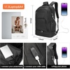 image:imageseyfocnia Gym Backpack for MenGym Bag with Shoe Compartment Lightweight Travel Workout Sports Backpack with USB Charging PortBlack