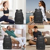 image:imageseyfocnia Gym Backpack for MenGym Bag with Shoe Compartment Lightweight Travel Workout Sports Backpack with USB Charging PortBlack
