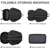 image:imageseyfocnia Gym Backpack for MenWaterproof Gym Bag With Shoe Compartment Lightweight Travel Bag Sports Backpack Casual DaypackBlack20inch