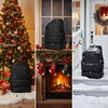 image:imageseyfocnia Gym Backpack for MenWaterproof Travel Backpack With Shoe Compartment Lightweight Sports Gym Bag Casual DaypackBlackBlack