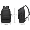 image:imageseyfocnia Gym Backpack for MenWaterproof Travel Backpack With Shoe Compartment Lightweight Sports Gym Bag Casual DaypackBlackBlack