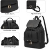 image:imageseyfocnia Gym Backpack for Women Gym Bag with Shoe Compartment Lightweight Travel Workout Sports Backpack Womens Black