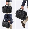image:imageseyfocnia Mens Business Travel Briefcase Leather Handmade Messenger Bags Laptop BagBlack
