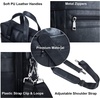 image:imageseyfocnia Mens Leather Messenger Bag Laptop Briefcase Business Satchel ComputerBlack