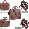 image:imageseyfocnia Mens Leather Messenger Bag Laptop Briefcase Business Satchel ComputerBrown