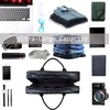 image:imageseyfocnia Oversized Duffle Travel Bag for Men or Women Waterproof PU Leather Weekend Gym Bag Large Carry On Bag Overnight HangbagZBlack