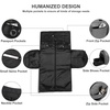 image:imageseyfocnia Rolling Garment BagRolling Duffle Bag with Wheels Rolling Garment Bags for Travel with Shoe Pouch Carry On Bag Weekender Bags Garment Duffel Bag for Men or WomenGreyA1Grey2P