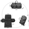 image:imageseyfocnia Rolling Garment BagRolling Duffle Bag with Wheels Rolling Garment Bags for Travel with Shoe Pouch Carry On Bag Weekender Bags Garment Duffel Bag for Men or WomenGreyA2Grey2P