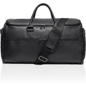 image:imageseyfocnia Carry On Garment Bag for Travel Convertible Travel Garment Bag with Toiletry Bag for Women 2 in 1 Hanging Suitcase Suit Business Travel Bag 2pcs SetBlack