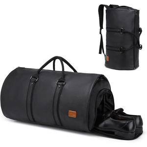image:imageseyfocnia Convertible Travel Garment BagCarry on Garment Duffel Bag for Men Women  2 in 1 Hanging Suitcase Suit Business Travel BagA1Black