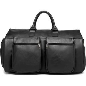 image:imageseyfocnia Convertible Travel Garment BagCarry on Garment Duffel Bag for Men Women  2 in 1 Hanging Suitcase Suit Business Travel BagB1Black