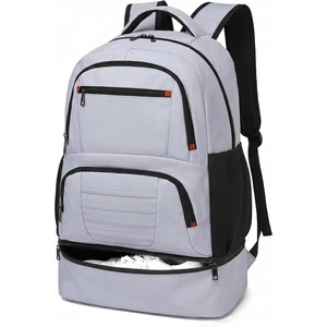 image:imageseyfocnia Gym Backpack for Men Waterproof Sports Backpacks With Shoe Compartment Lightweight Workout Trainning Back Pack Casual Travel DaypackBlackGrey