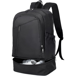 image:imageseyfocnia Gym Backpack for MenWaterproof Gym Bag With Shoe Compartment Lightweight Travel Bag Sports Backpack Casual DaypackBlack20inch