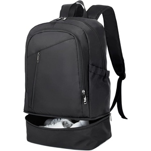 image:imageseyfocnia Gym Backpack for MenWaterproof Gym Bag With Shoe Compartment Lightweight Travel Bag Sports Backpack Casual DaypackBlack22inch