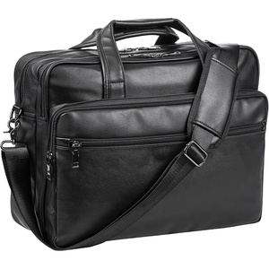 image:imageseyfocnia Leather Laptop Bag Mens 156 Inche 173 Inche Messenger Briefcase Business Satchel Computer Handbag Shoulder BagGblack