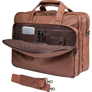image:imageseyfocnia Leather Laptop Bag Mens 156 Inche 173 Inche Messenger Briefcase Business Satchel Computer Handbag Shoulder BagHbrown